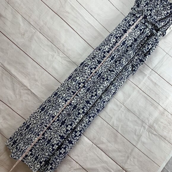 Jessica Simpson Dress maxi Blouson Belt Gown M Gold Chain elastic wedding Greek - Picture 5 of 16